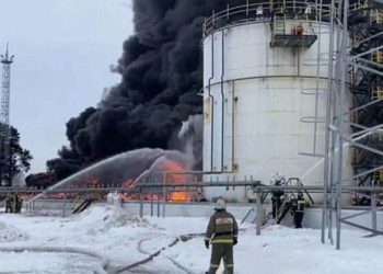 Kho Dầu Ở Nga Bốc Cháy Sau Cuộc Tấn Công Của Máy Bay Không Người Lái Ukraine