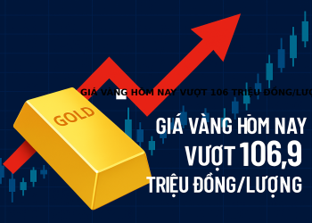 Giá vàng hôm nay 11/4: Tăng "dựng đứng", vượt 106 triệu đồng/lượng