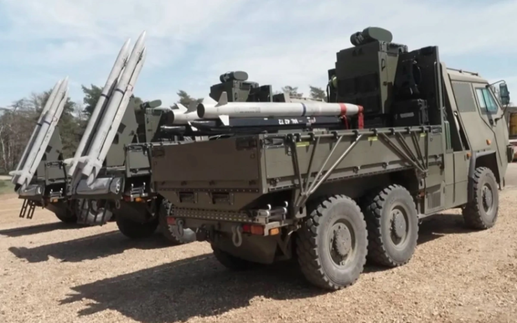 Tổ hợp phòng không Raven. Ảnh: Bộ Quốc phòng Anh