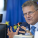 EU phản ứng mạnh khi Trump dọa áp thuế 50%: "Cần tôn trọng, không phải đe dọa". Ông Maros Sefcovic tại Brussels ngày 20/5. Ảnh: X/@MarosSefcovic