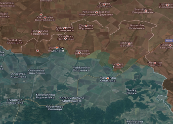 Ukraine lần đầu thừa nhận Nga đạt bước tiến vượt biên giới ở vùng Sumy. Nga kiểm soát một số ngôi làng biên giới ở vùng Sumy của Ukraine. Ảnh: Suriyak/X.