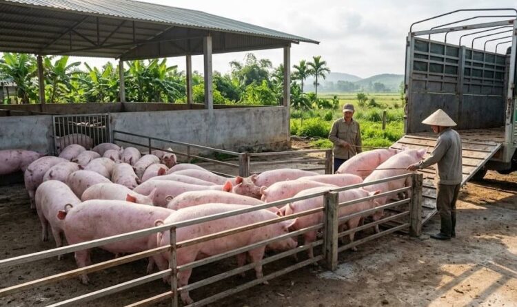 thịt heo hơi edutrade, giá heo công nghiệp, thịt heo edutrade