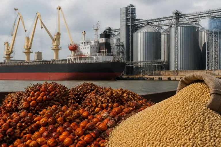 Illustration of EU nhập khẩu dầu cọ và đậu tương giảm mạnh đầu niên vụ 2026/27