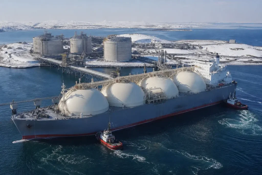 Illustration of EU nhập LNG Nga lập đỉnh trước lệnh cấm từ năm 2027