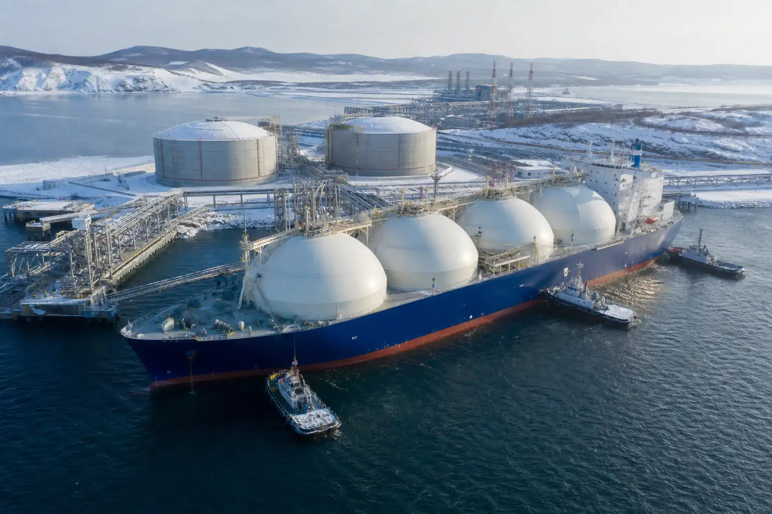 Illustration of EU nhập LNG Nga lập đỉnh trước lệnh cấm từ năm 2027