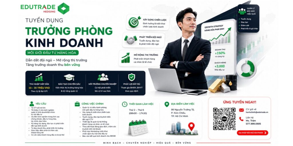 mô tả công việc vị trí trưởng phòng kinh doanh edu trade