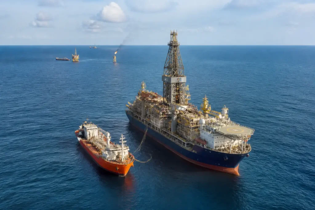 Illustration of Angola xác nhận phát hiện trữ lượng dầu khí ngoài khơi mới tại Katambi-2