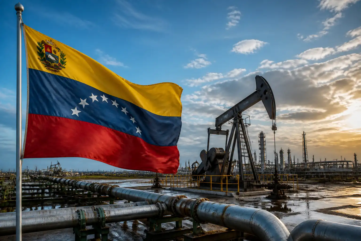 Illustration of Đà phục hồi ngành dầu mỏ Venezuela đang tăng tốc