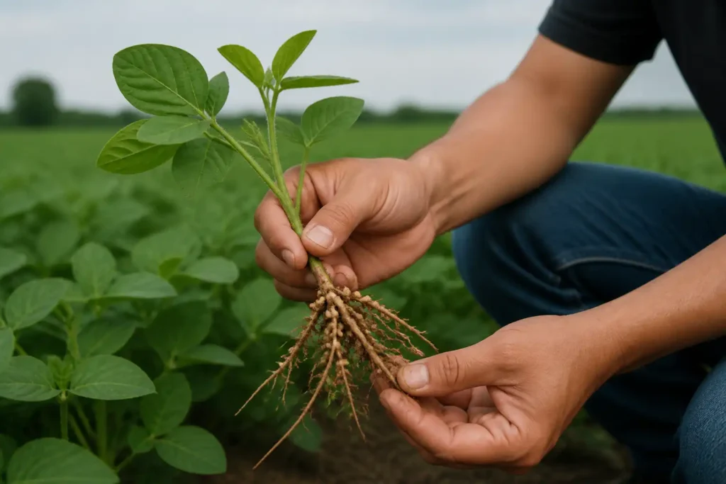 Illustration of Chiết xuất spirulina giúp tăng nốt sần đậu nành tới 50%