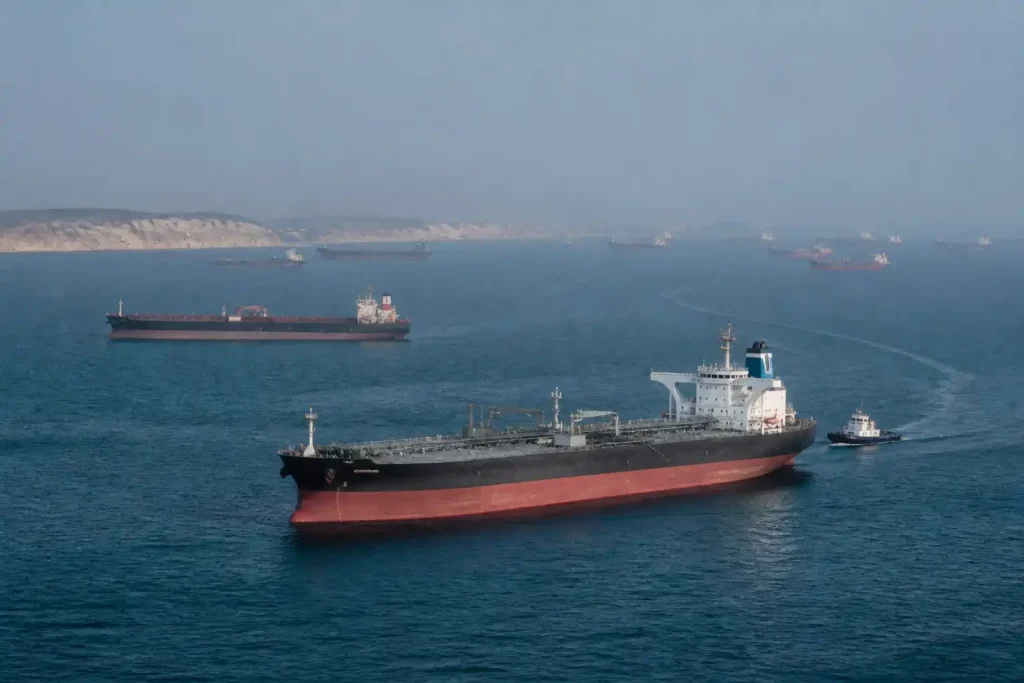 Additional Illustration of Giá dầu tăng phiên thứ tư khi lưu thông qua eo Hormuz chậm lại