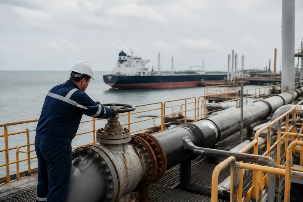 Illustration of Giá xăng dầu hôm nay 3/8 giảm khoảng 5% khi Mỹ hoãn tấn công Iran
