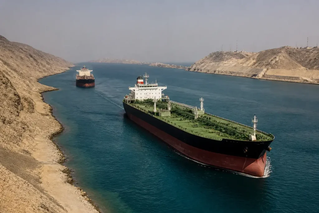 Illustration of Iran xem xét cấm tàu Mỹ qua eo biển Hormuz, giá dầu tăng trở lại