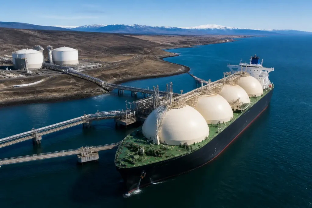 Illustration of JPMorgan và Santander dẫn đầu gói tài trợ 15 tỷ USD cho LNG Argentina