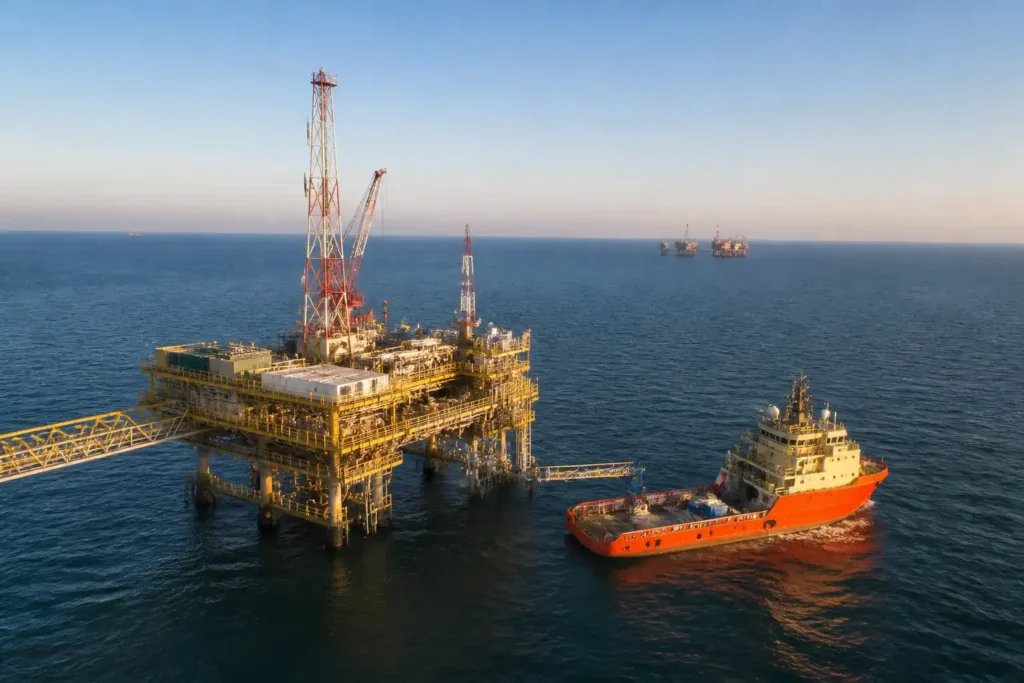 Illustration of Kazakhstan cáo buộc Big Oil tham nhũng 10,7 tỷ USD ở dự án Kashagan