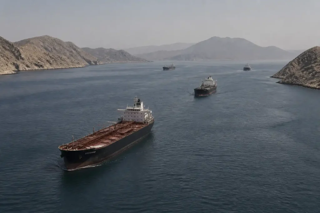 Illustration of Lưu lượng qua eo biển Hormuz tăng khi nỗ lực ngoại giao mới được thúc đẩy