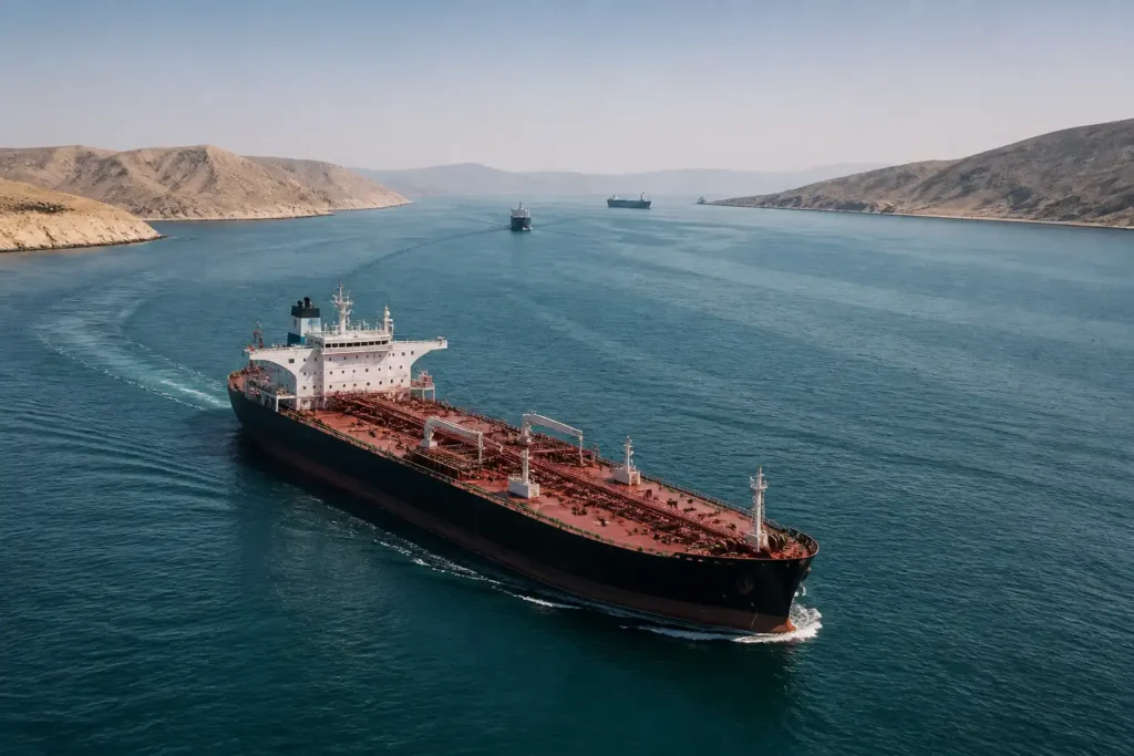 Additional Illustration of Nhà giao dịch dầu định giá lại rủi ro eo biển Hormuz khi nhu cầu suy yếu