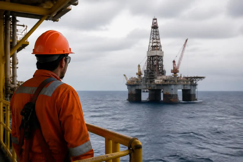 Illustration of Pemex và Petrobras đặt cược lớn vào khoan rủi ro cao ngoài khơi Mexico