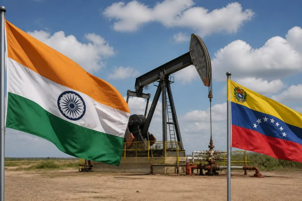 Additional Illustration of Tập đoàn dầu mỏ Ấn Độ được cấp phép trở lại Venezuela từ Mỹ