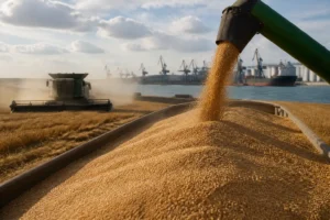 Ngũ cốc Ukraine: Được mùa nhưng logistics yếu