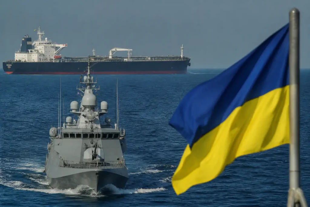 Illustration of Ukraine tạm dừng tấn công tàu chở dầu theo đề nghị của JD Vance