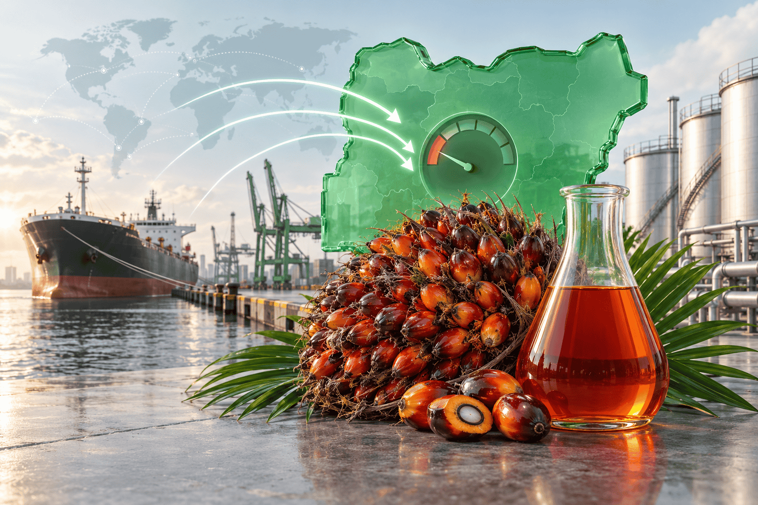 Nigeria tăng mạnh nhập khẩu dầu cọ thô do thiếu hụt nguồn cung