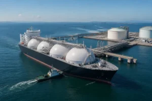 Illustration of Châu Âu vượt châu Á trong cuộc đua mua LNG khi giá tăng 150%
