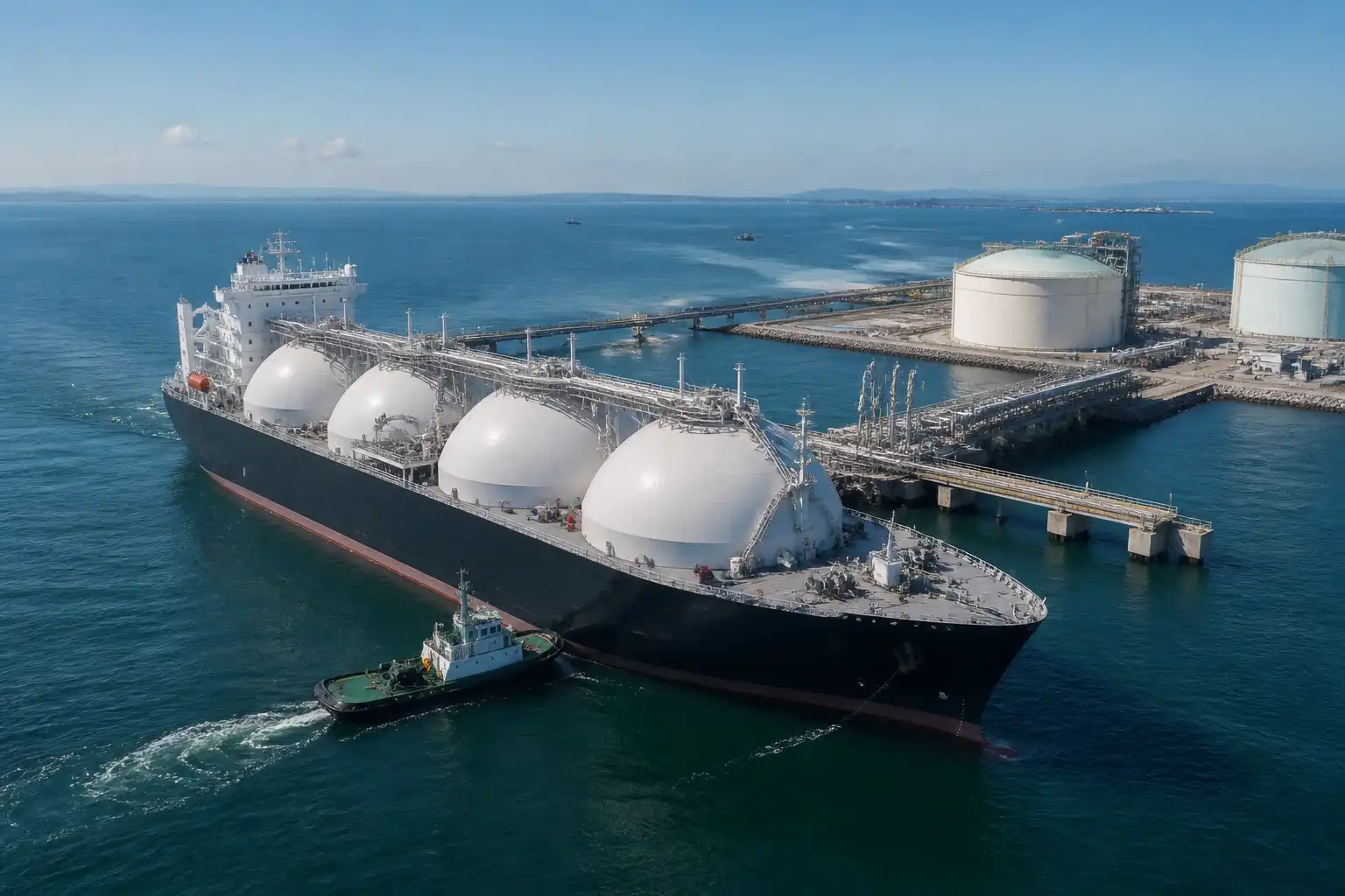 Illustration of Châu Âu vượt châu Á trong cuộc đua mua LNG khi giá tăng 150%