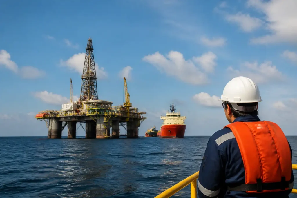 Illustration of Chevron tăng gấp đôi giàn khoan Venezuela trong kế hoạch dầu 7 tỷ USD