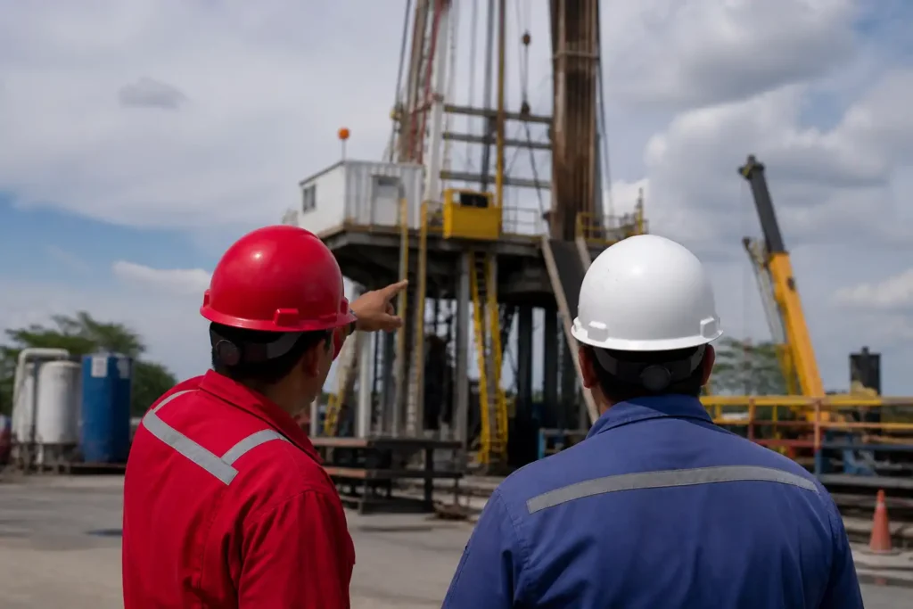 Illustration of Continental ký thỏa thuận dầu mỏ với PDVSA tại Venezuela