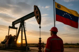 Illustration of Continental ký thỏa thuận dầu mỏ với PDVSA tại Venezuela