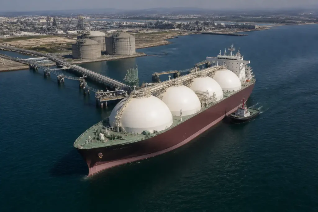 Illustration of Equinor đặt mục tiêu 15 triệu tấn LNG khi xuất khẩu Qatar bị chặn