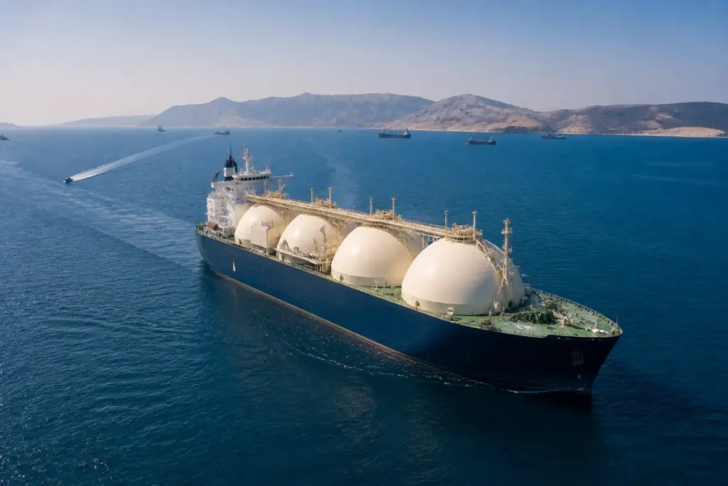 Illustration of Giá LNG có thể tiếp tục tăng khi nguồn cung eo biển Hormuz thắt chặt