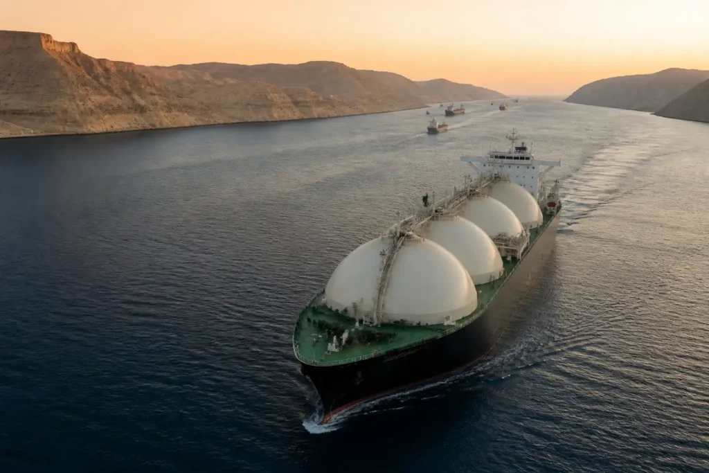 Additional Illustration of Giá LNG có thể tiếp tục tăng khi nguồn cung eo biển Hormuz thắt chặt