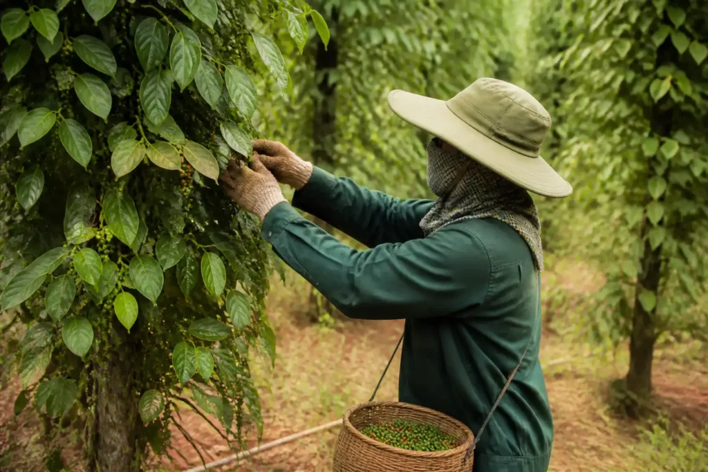Illustration of Giá tiêu hôm nay 23/9 giảm 500-1.000 đồng/kg tại nhiều vùng trọng điểm