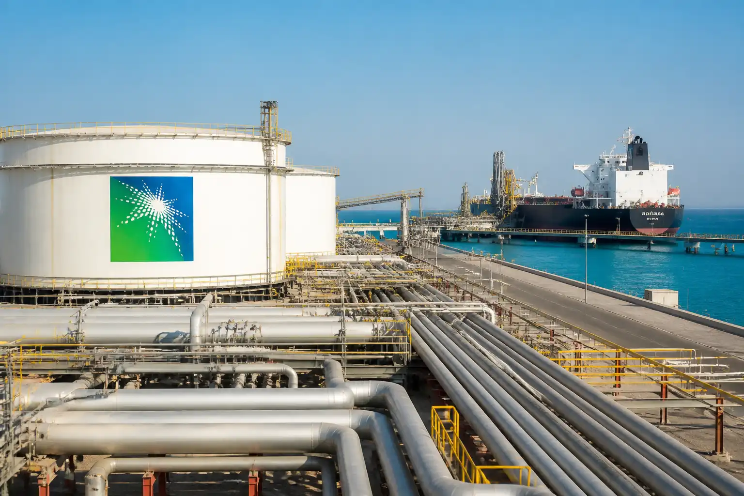 Illustration of Khủng hoảng dầu Saudi sâu thêm khi Aramco dừng xuất hàng Yanbu