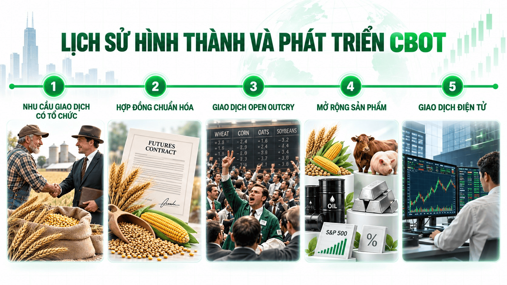 Lịch sử hình thành và phát triển CBOT