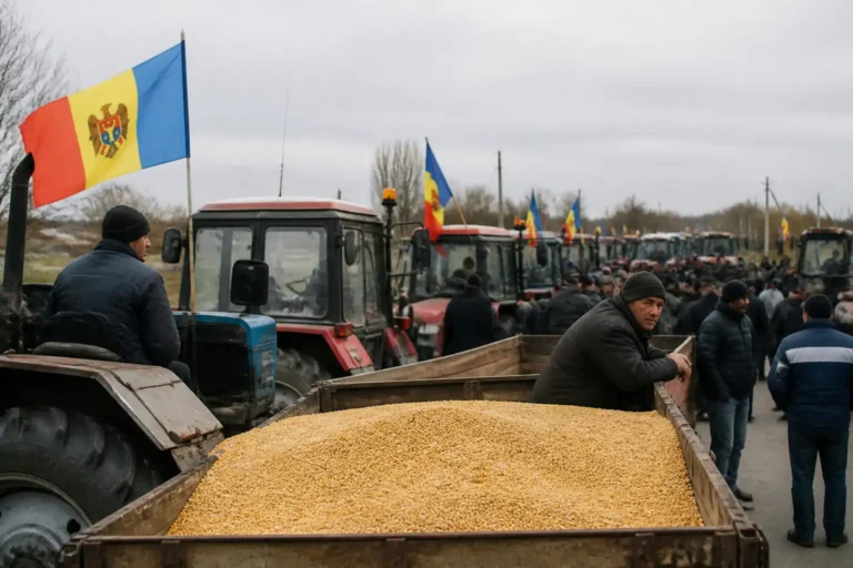 Illustration of Nông dân Moldova dọa biểu tình vì tăng VAT ngũ cốc và hạt dầu