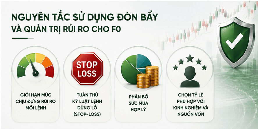 Nguyên tắc sử dụng đòn bẩy và quản trị rủi ro cho F0