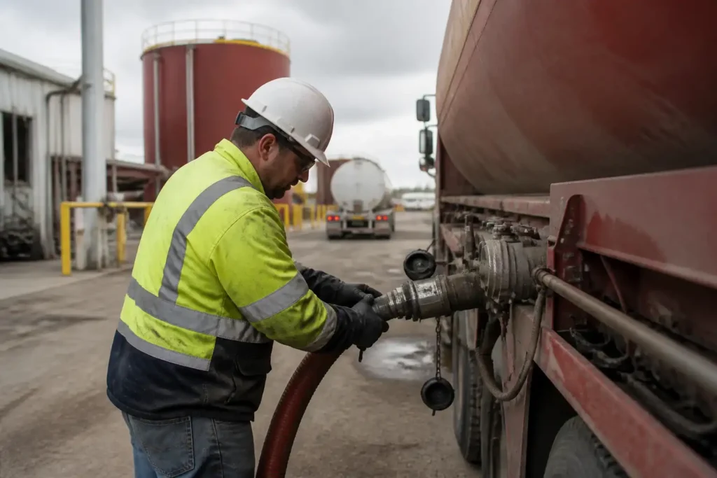 Illustration of Nhà Trắng cân nhắc hỗ trợ dầu diesel nhuộm đỏ khi giá nhiên liệu tăng mạnh
