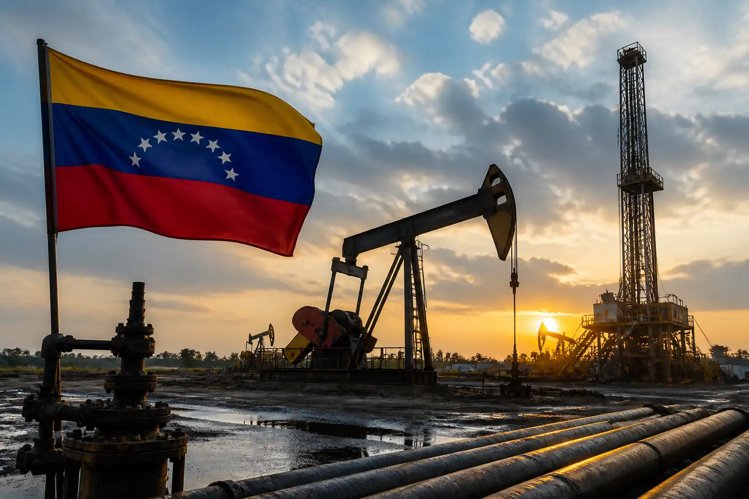 Illustration of Sản lượng dầu Venezuela có thể đạt 1,8 triệu thùng/ngày vào 2030, Rystad nói