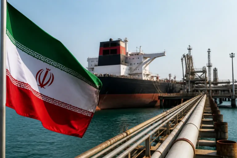 Illustration of Trung Quốc nắm 80% dầu Iran, phủ bóng lên thượng đỉnh Trump–Tập