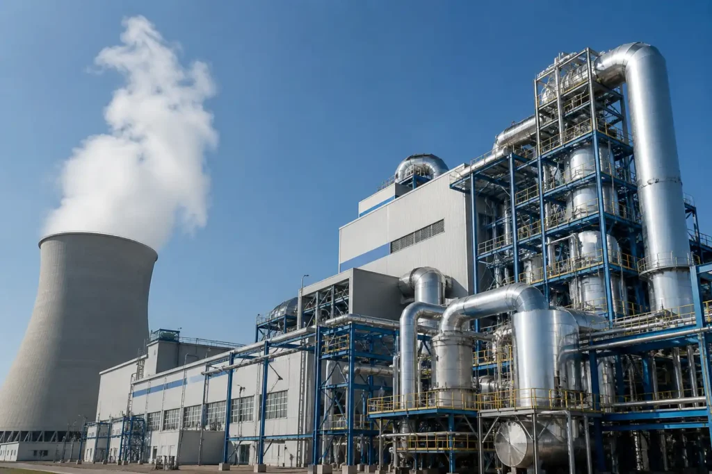 Illustration of Trung Quốc ra mắt nhà máy điện mới dùng CO2 siêu tới hạn thay hơi nước