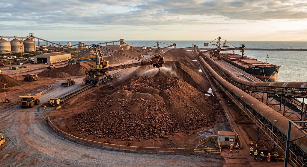 Fortescue và Brazil ghi nhận lượng quặng xuất đi giảm
