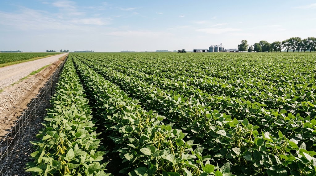 USDA nâng dự báo sản lượng đậu tương Mỹ lên 124,2 triệu tấn