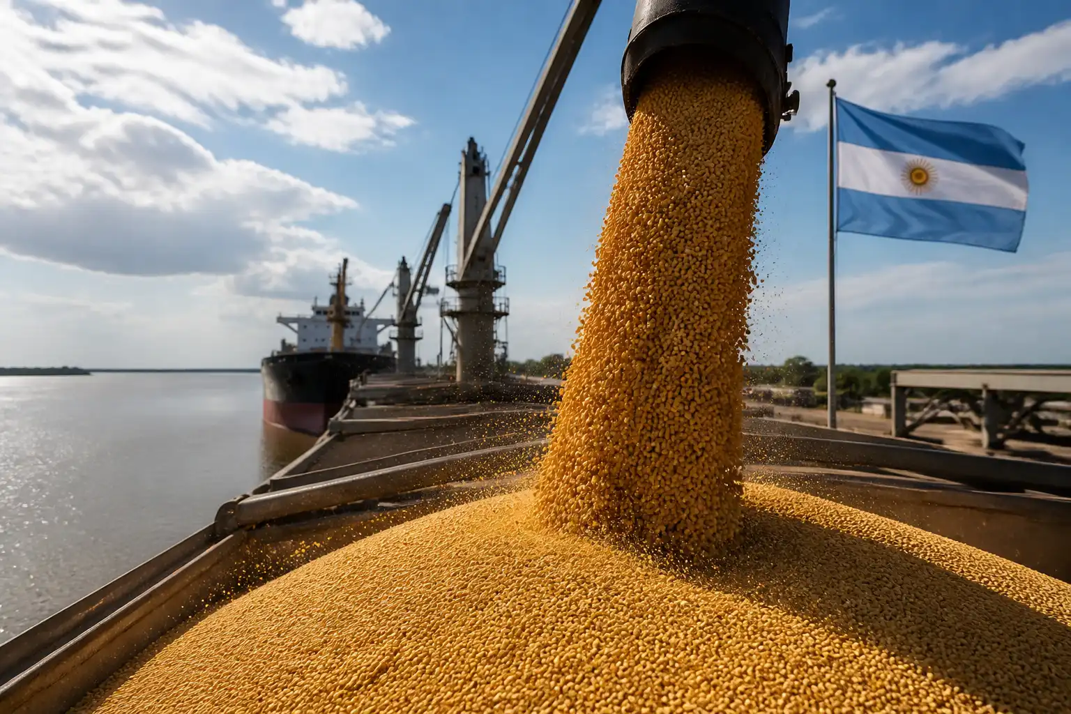 Illustration of Argentina tăng 25% doanh số ngũ cốc, dầu hạt so với mức trung bình 5 năm
