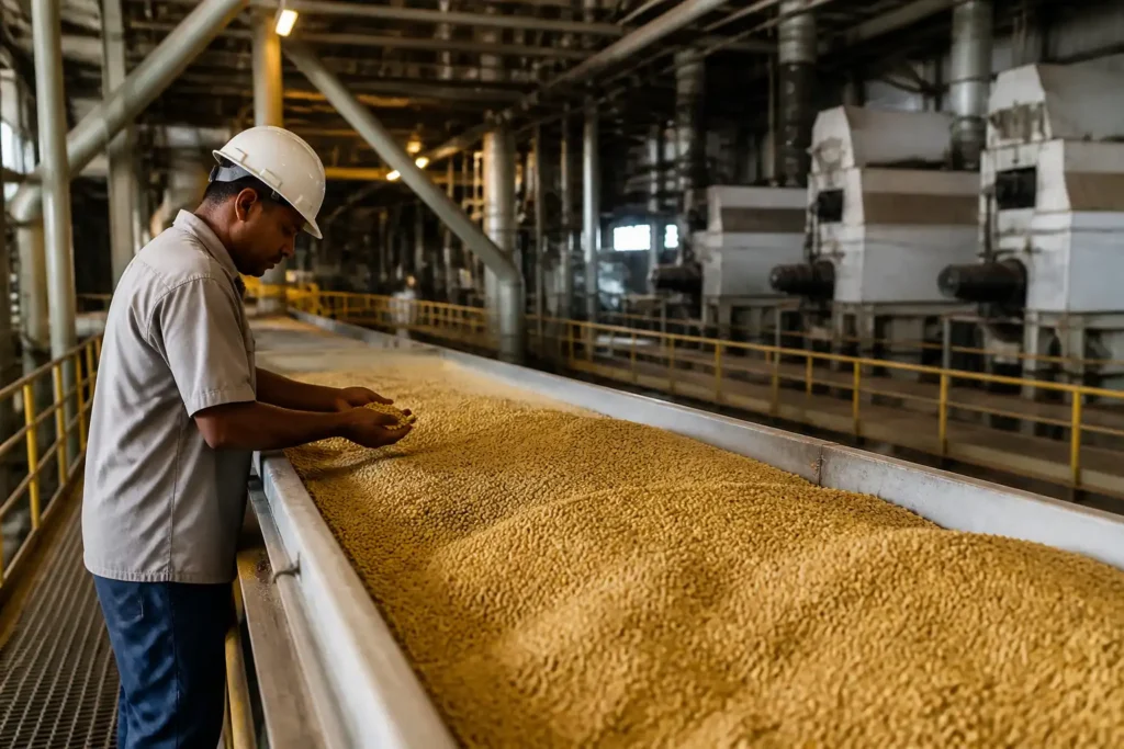 Illustration of Brazil tăng 13% công suất nghiền đậu tương, hỗ trợ ngành dầu thực vật