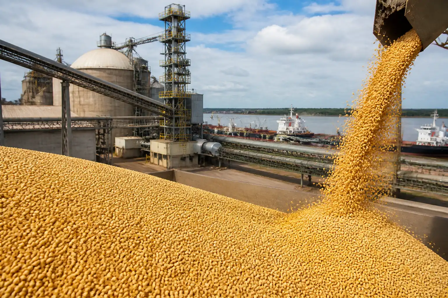 Illustration of Brazil tăng 13% công suất nghiền đậu tương, hỗ trợ ngành dầu thực vật