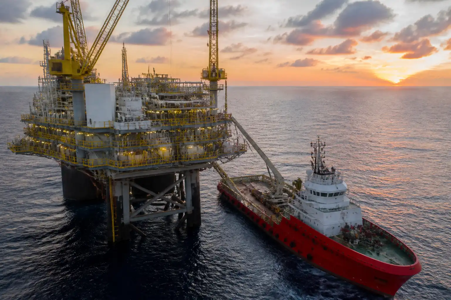 Illustration of Đà dầu của Exxon có thể giữ khí đốt Guyana ở lại trong nước
