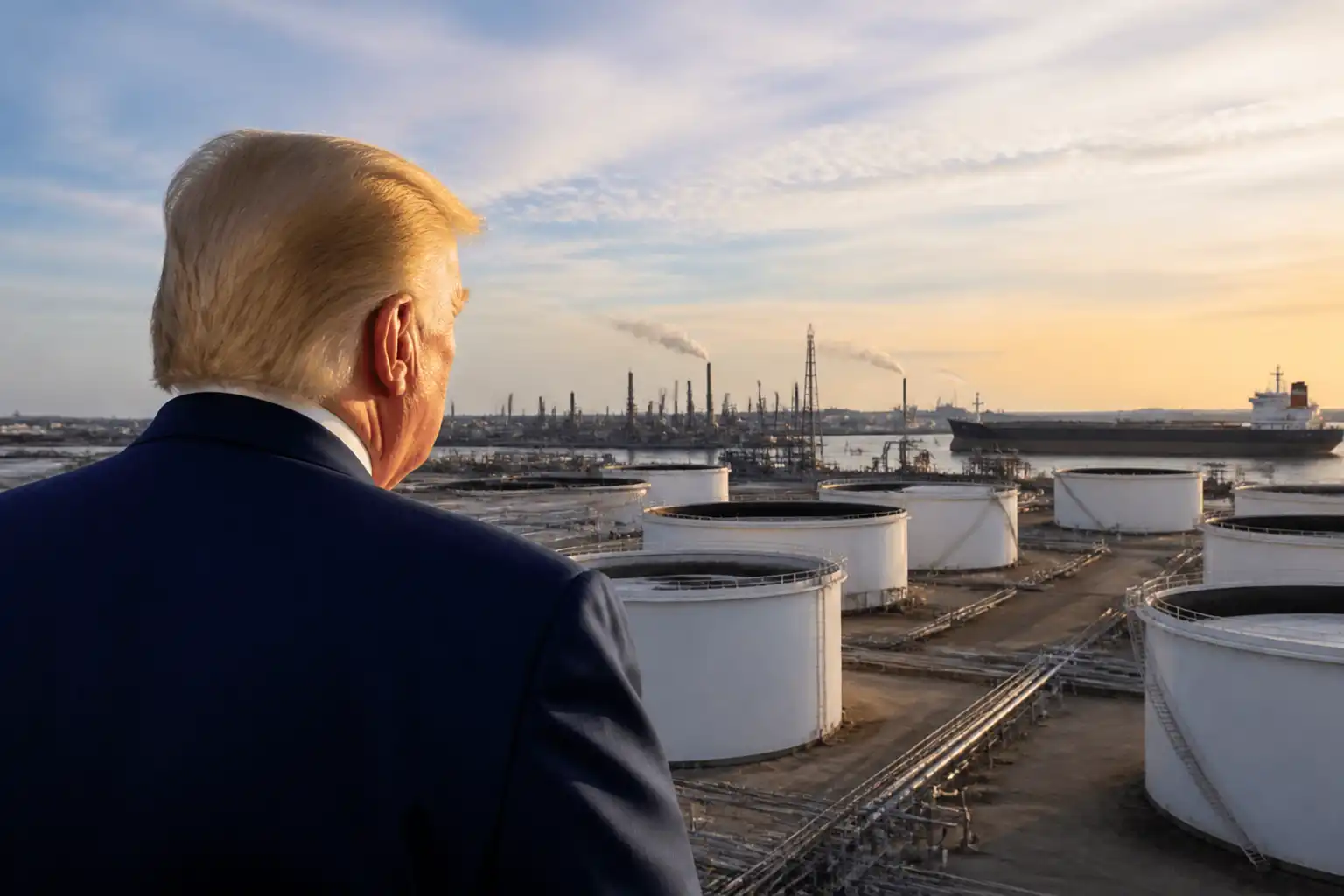 Illustration of Chiến lược giá dầu của Trump đối mặt hai phép thử cuối tuần này