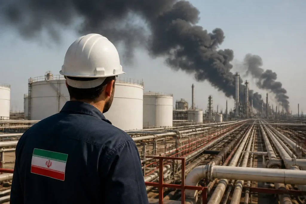 Illustration of Dầu Iran biến mất đang trở thành vấn đề của toàn cầu